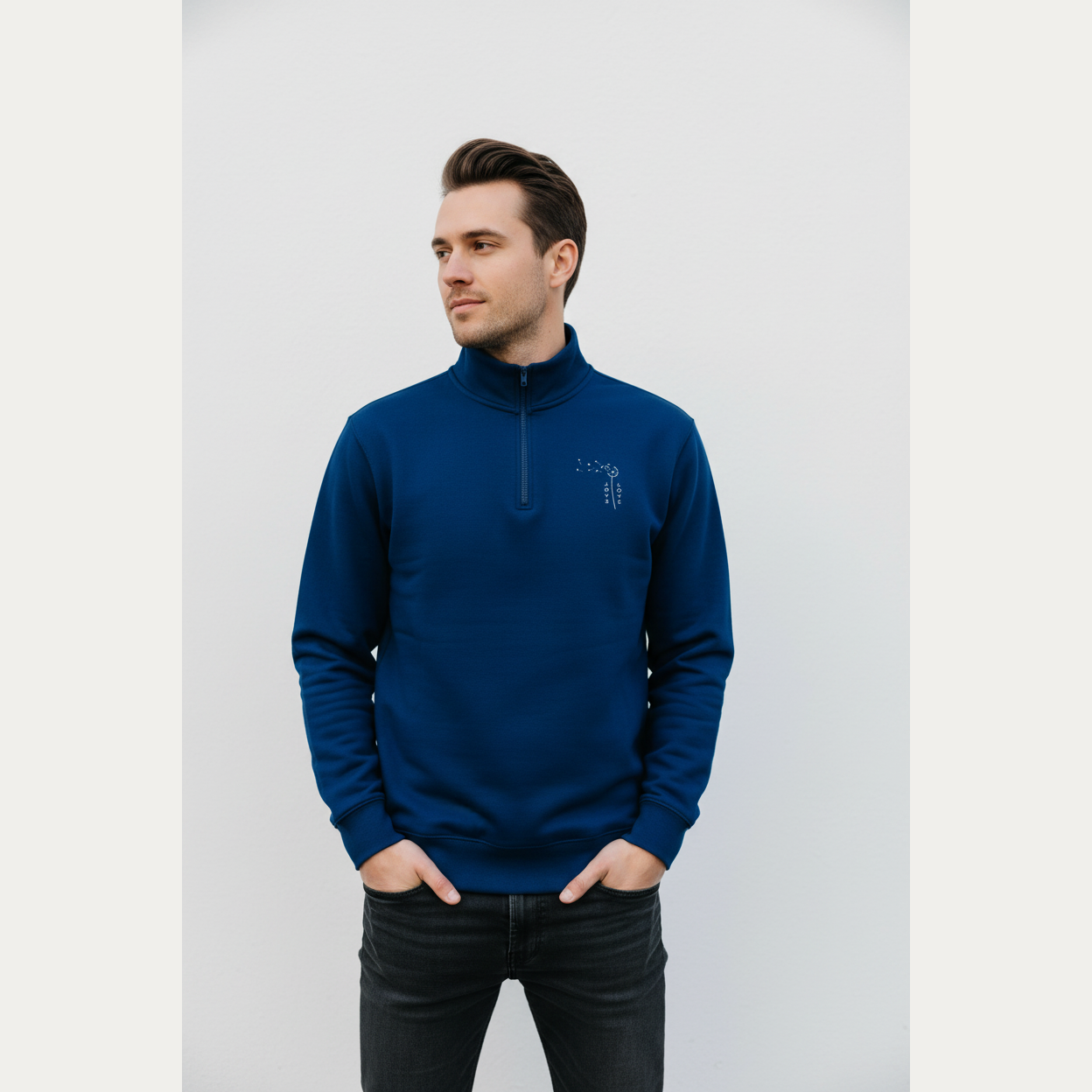 Unisex 1/4 Zip Sweatshirt | SOL'S Conrad - RenLook Design