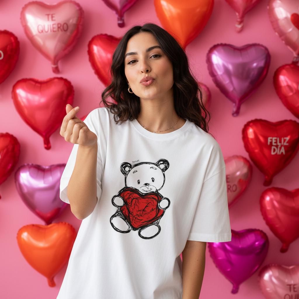 Organic Women's Oversized T-shirt | SOL'S Boxy - RenLook Digital Art Valentine